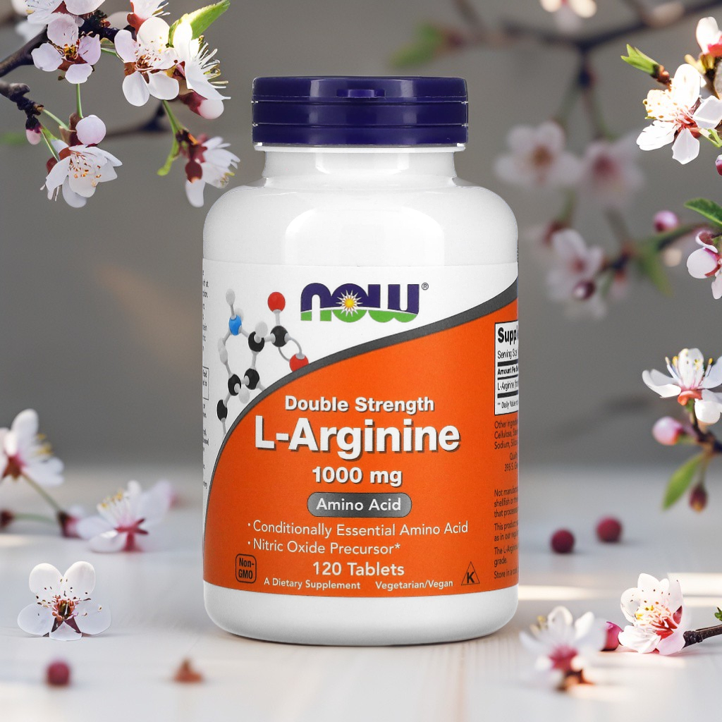 나우푸드 더블 스트랭스 L<b>아르기닌</b> <b>엘</b> <b>아르기닌 1000mg</b> 120정