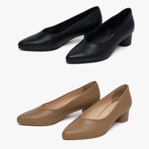 올리비아로렌 양가죽 펌프스 VYCYS6X1211