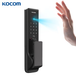 코콤 현관문도어락 정맥인식 손바닥인식 무타공 푸시풀 디지털 번호키 KDL-KF8900V