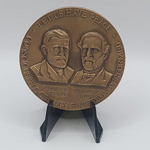 미국 남북 전쟁 100주년 기념 대형 청동메달 1961~1965 리와 그랜트 63.4mm 134g 판매번호500-167