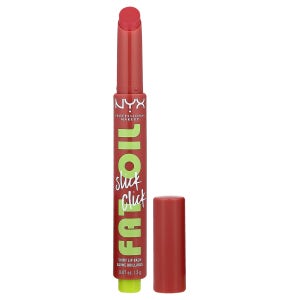닉스 프로페셔널 메이크업, 지방 오일 슬릭 클릭, 샤이니 립밤, 04 고잉 바이럴, 2g(0.07oz) NYX-24954