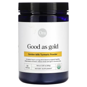 오라, Good As Gold, 골든 밀크 강황 분말, 365g(12.87oz) ORA-00738