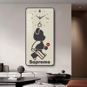 베어브릭 거실 벽걸이 인테리어 액자 시계 현관입구 대형팝아트 집꾸미기