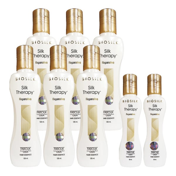 최신상 실크테라피 리페러티브 헤어 에센스 126ml 6개 + 59ml 2개 622ml 구성