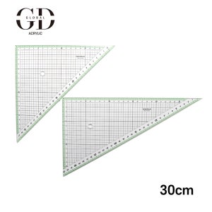 지디글로벌 방안눈금삼각자 30cm