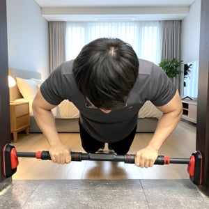 턱걸이 방문 문틈 단축 69-95cm 문철봉