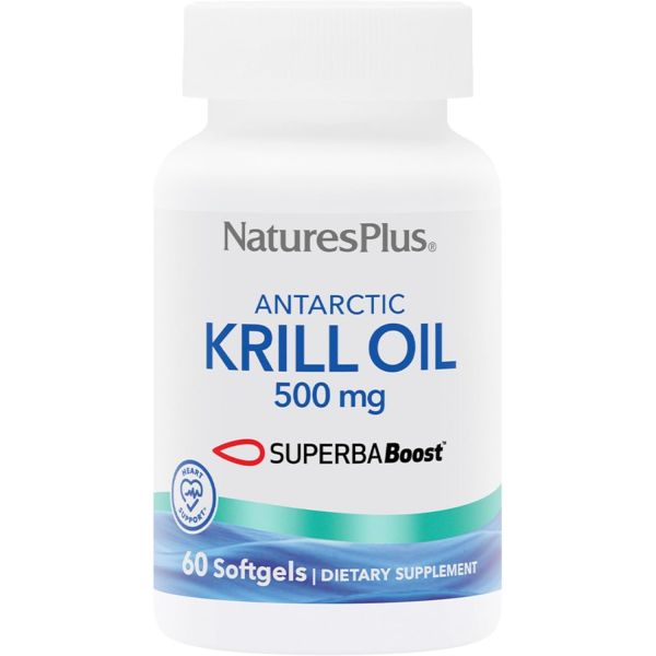 인지질 크릴오일 <b>네이처스 플러스</b> 남극 크릴 오일 소프트젤 60개 뇌 60인분