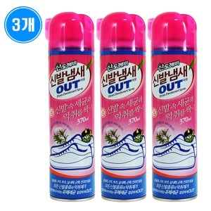 산도깨비 신발냄새제거 신발냄새아웃 370ml, 3개