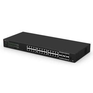 아이피타임(ipTIME) HG25024T6 2.5Gbps 지원 LAN 24포트 스위치허브 IGMP 스누핑 지원 매니지먼트 UI 10Gbps SFP+ 6포트