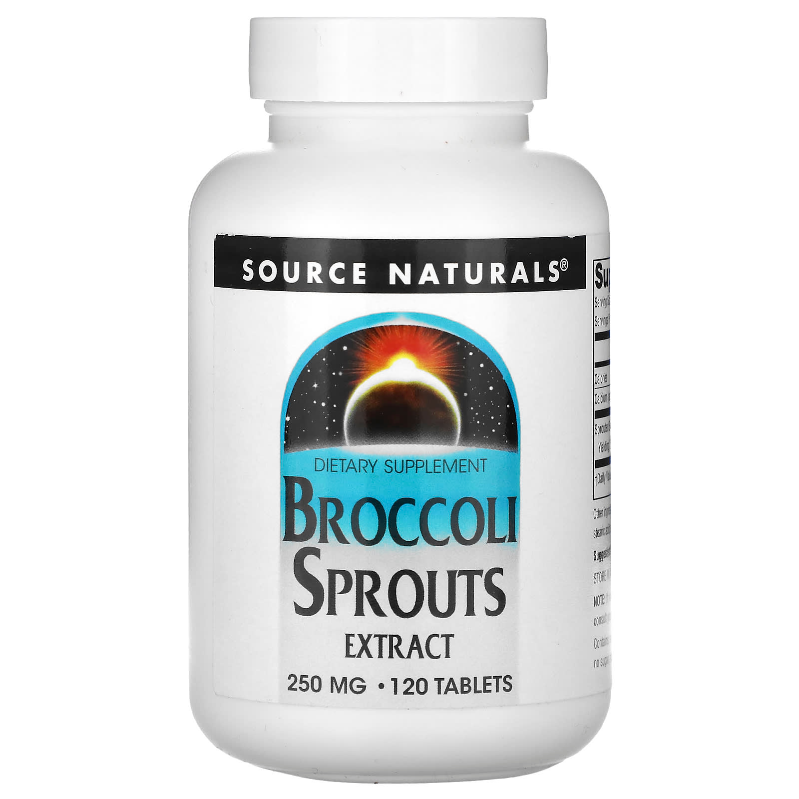 소스 내추럴스, <b>브로콜리 새싹 추출물</b>, 120정(1정당 125mg) SNS-41105