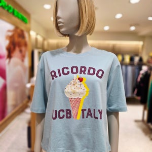 베네통 빌드온 싱글 티셔츠 BATSA8631