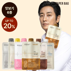 [6종 맛보기팩] 마이너스 쉐이크 (6개입) 다이어트 식사대용 파우치