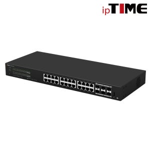 ipTIME HG25024T6 24포트 2.5G 스위칭허브 10Gbps SFP 6포트 지원