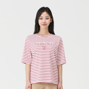 [PAT 여성] 혼방 원포인트 티셔츠_1L45301