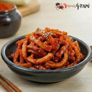 정대감 충무김밥 오징어무침 600g 깊고 진한 매콤 양념