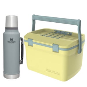 스탠리 쿨러 아웃도어 아이스박스 15.1L 레전더리 보온병 1400ml 포멜로 캠핑세트