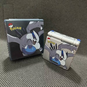 GBA SP 게임보이어드밴스sp 포켓몬 실버 루기아 백라이트 커스텀 제작 게임기
