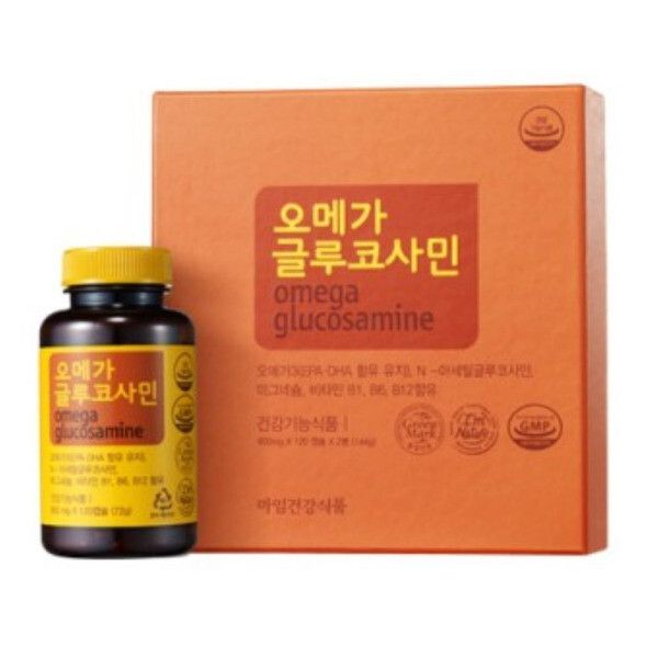 <b>마임</b> 오메가 글루코사민 120캡슐(72g) X 2병