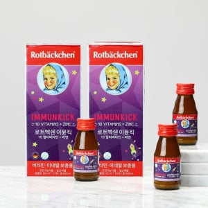 로트벡쉔 독일 이뮨킥 어린이 액상형 멀티비타민 건강기능식품 60ml 30개