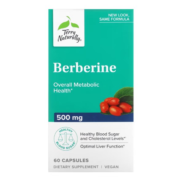 <b>테리내추럴리</b> 베르베린 500mg 60캡슐 BERBERINE 바베리