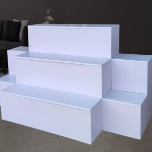 계단식 전시대 진열대 거치대 소품 매대 꽃집 디피 가방 3단 100x50x50