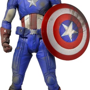 어벤져스 캡틴 아메리카 1/4 Scale 액션 피규어 세밀한 포즈 가능 키덜트 [미국출고]