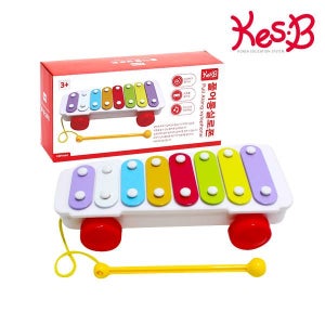 캐스비 풀어롱 실로폰 / 아기 유아 어린이 음악놀이 멜로디장난감