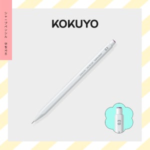 KOKUYO 고쿠요 엔피츠 메카니컬 연필형 샤프 육각 드로잉용 펜슬 0.3mm, 화이트, 1개