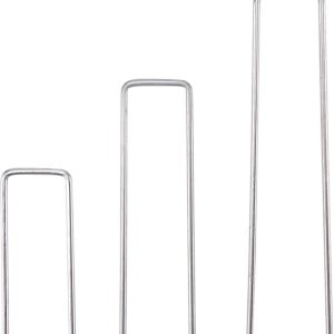 U자형 잔디 고정 멀칭핀 핀 굵기 흙바닥 말뚝 잡초 두께 4mm 길이 15cm 100개