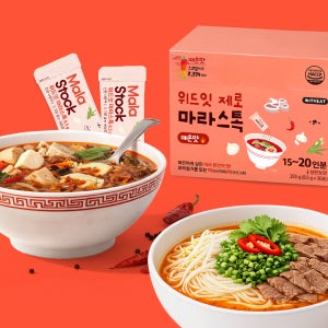 위드잇 제로 마라스톡 매운맛 255g, 마라 양념 소스 육수 가루 무첨가 라면스프 대용