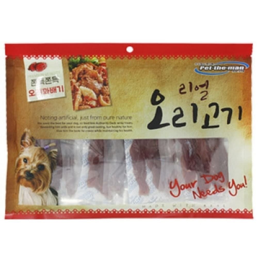 펫더맨 리얼 쫀득쫀득 오리꽈배기 300g