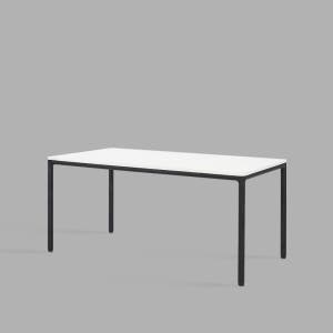[두닷] 콰트로 에어 책상 1600x800mm, 에어화이트+딤블랙