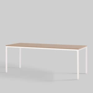 [두닷] 콰트로 에어 책상 2000x800mm, 덴버오크+에어화이트