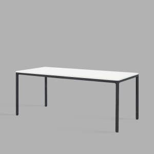 [두닷] 콰트로 에어 책상 1800x800mm, 에어화이트+딤블랙
