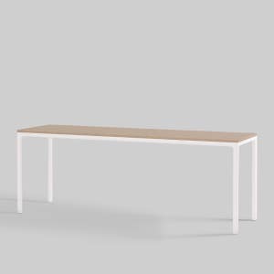 [두닷] 콰트로 에어 책상 2000x600mm, 덴버오크+에어화이트