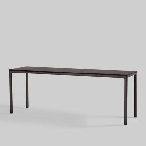 [두닷] 콰트로 에어 책상 2000x600mm, 블랙오크+딤블랙