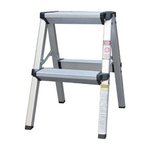 a자사다리 a형사다리2단 미니 낮은 접이식 계단발판 튼튼한
