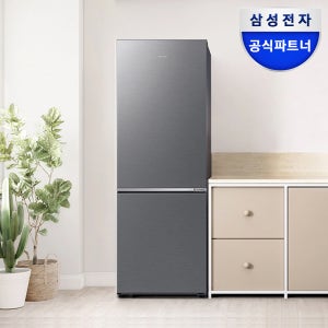 삼성 냉장고 300리터 1등급 미니 원룸 사무실 오피스텔 2도어 상냉장 하냉동 메탈실버