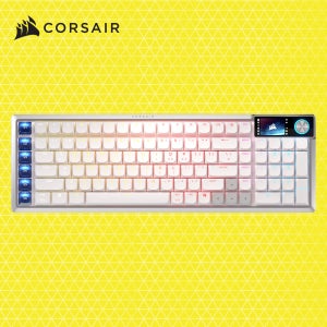 커세어 뱅가드 AIR 99 무선 8K LP 스트림덱 OPX 게이밍 기계식 키보드 화이트
