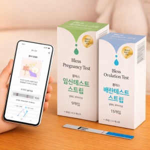블레스몰 오픈특가 배란테스트 15개입 3박스, 임신테스트기 9매입 1박스, 정확한 Bless앱으로 확인