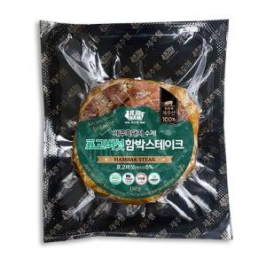 제주햄 제주흑돼지 수제 함박스테이크 표고버섯, 150g, 10개