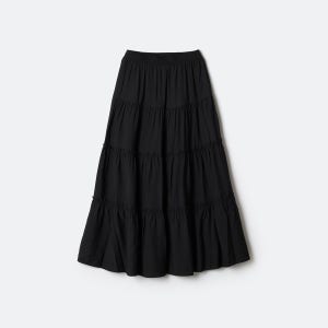 스파오 티어드 롱 스커트 SPWHG37G01
