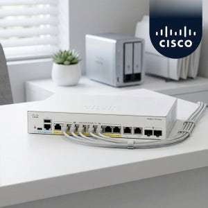 시스코 CISCO C1200-8FP-2G 8포트 PoE+ 기가비트 관리형 스위치 2SFP