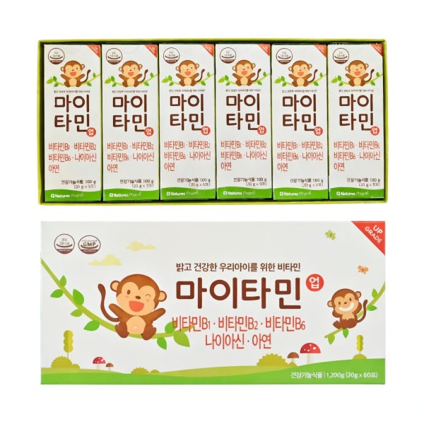 [약국정품] 마이타민 업 어린이 멀티비타민 영양제 20g x 60포