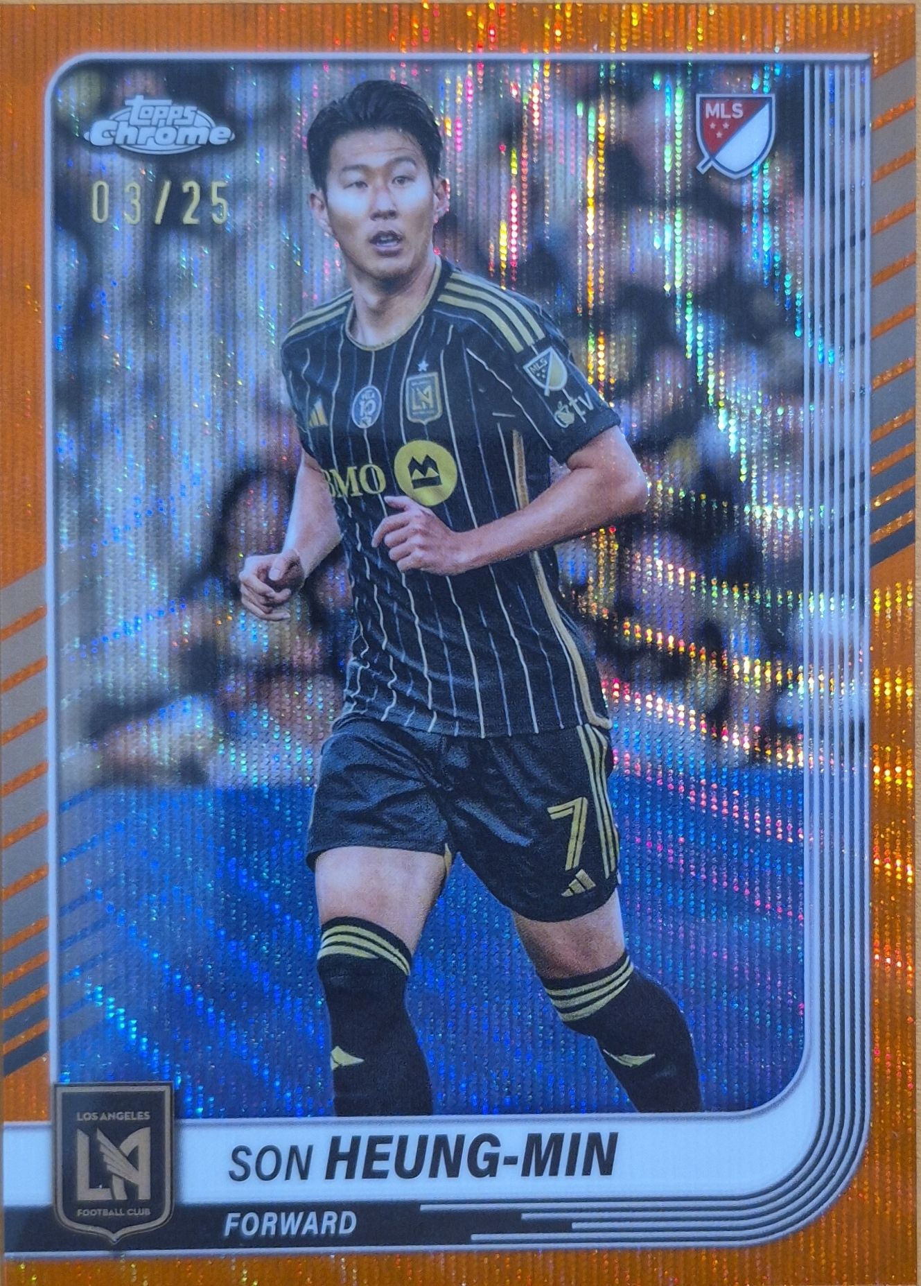 손흥민 축구카드 탑스크롬 25장한정 2025 MLS카드 6582