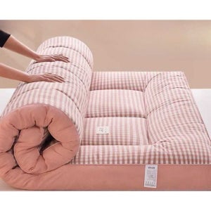 바닥토퍼 더블 토퍼 매트리스 흰색 매트 거실 푹 A. 대두 3 차원 매트리스 쿠션 이중 가