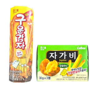 감자 과자 세트 구운감자 27g 자가비 90g 사무실 간식 꾸러미