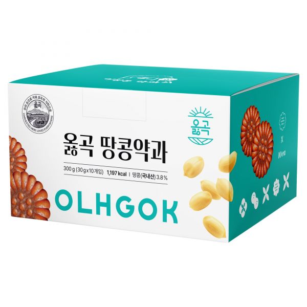 옳곡 땅콩약과 이정돈 약과지