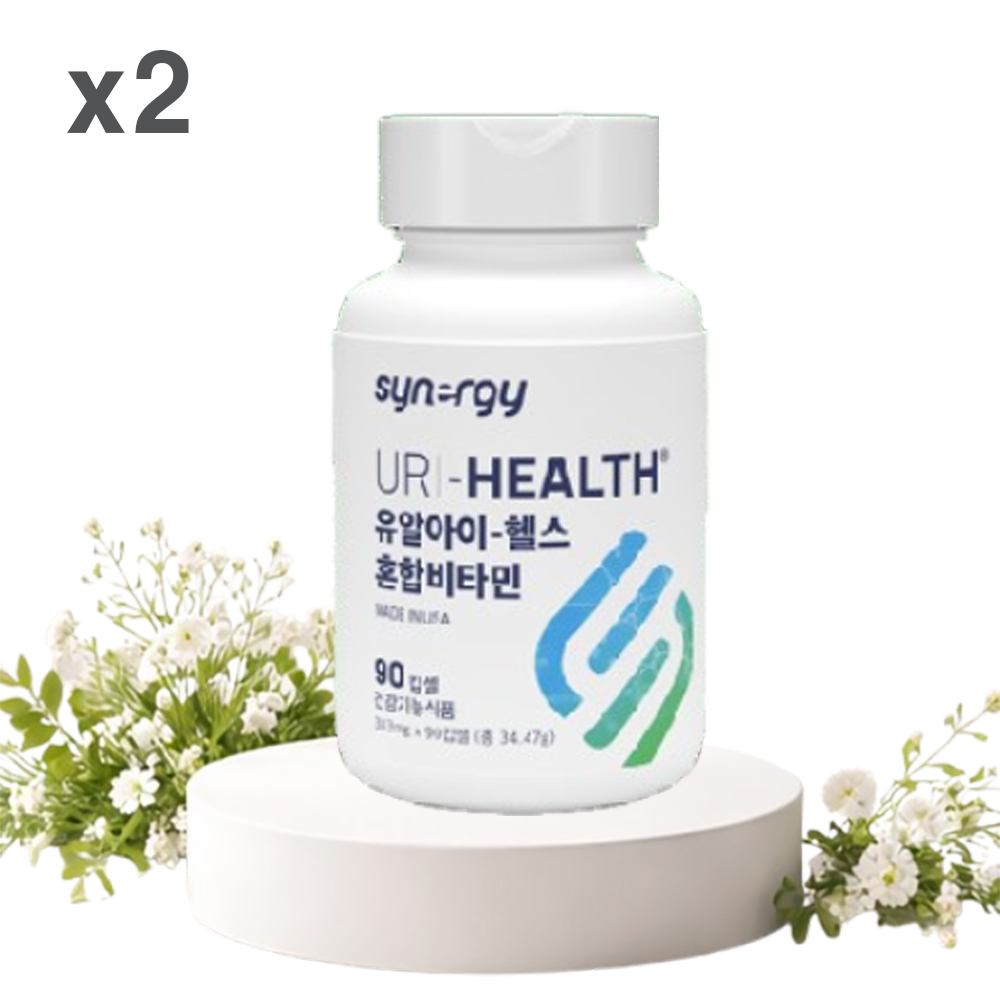 여성 종합비타민 <b>유알아이 헬스</b> 멀티 미네랄 90캡슐 2개