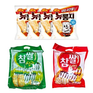 쌀 과자 세트 뉴룽지 참쌀설병 참쌀선과 학생 사무실 간식